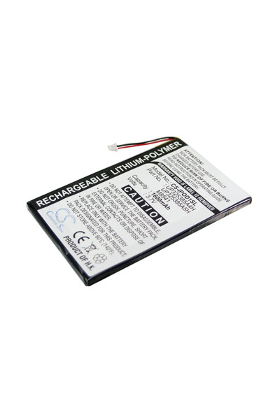 BTC-IPOD1SL battery (1600 mAh 3.7 V, Black)