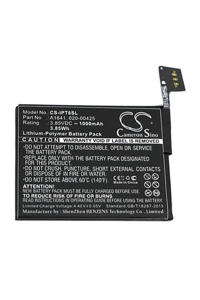 BTC-IPT6SL battery (1000 mAh 3.85 V, Black)