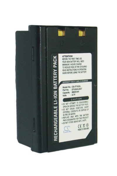 3600 mAh 3.7 V battery (Black)