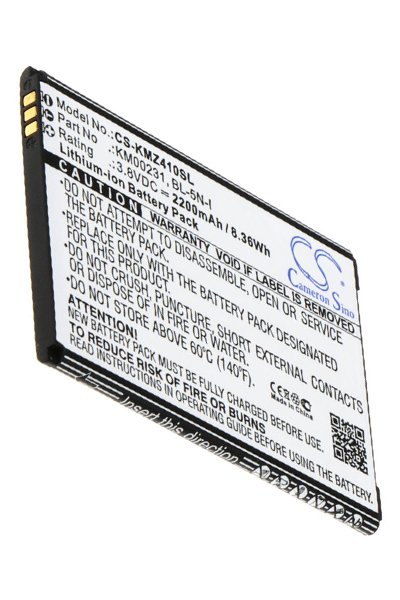 BTC-KMZ410SL batteria (2200 mAh 3.8 V)