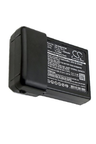 BTC-KNB410TW batteria (1500 mAh 7.4 V, Nero)