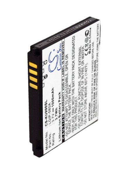 hit Hoist Disapproved Acumulator potrivit pentru LG KU990 Viewty - 1000 mAh 3.7 V acumulator -  BatteryUpgrade