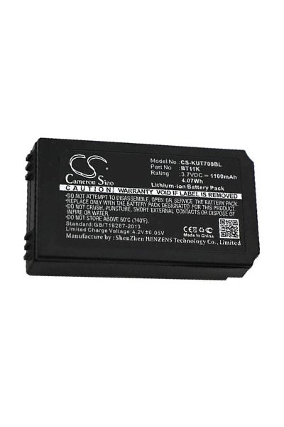 BTC-KUT700BL battery (1100 mAh 3.7 V, Black)