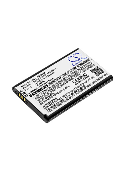 BTC-KYS720SL battery (1200 mAh 3.7 V, Black)