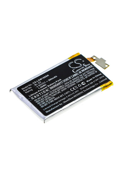 BTC-LGW100SH batteri (280 mAh 3.85 V, Sort)