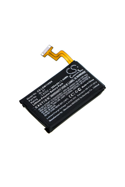 BTC-LGW110SH batería (380 mAh 3.8 V, Negro)