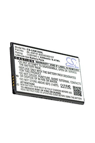 BTC-LKM150SL battery (2200 mAh 3.85 V, Black)