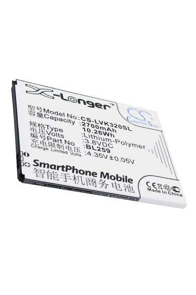 BTC-LVK320SL battery (2700 mAh 3.8 V)