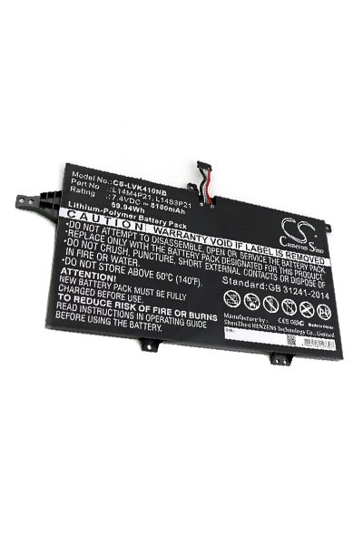 BTC-LVK410NB batteri (8100 mAh 7.4 V, Sort)