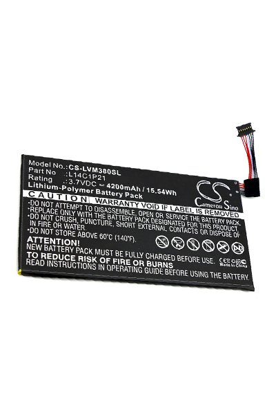 BTC-LVM380SL battery (4200 mAh 3.7 V, Black)