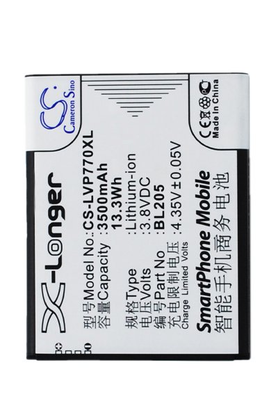 BTC-LVP770XL battery (3500 mAh 3.8 V)
