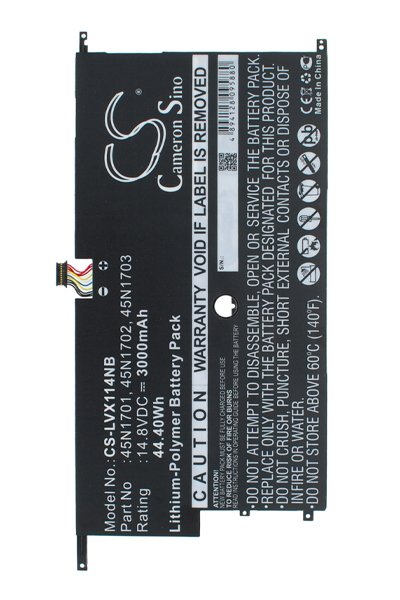 BTC-LVX114NB batteri (3000 mAh 14.8 V, Svart)