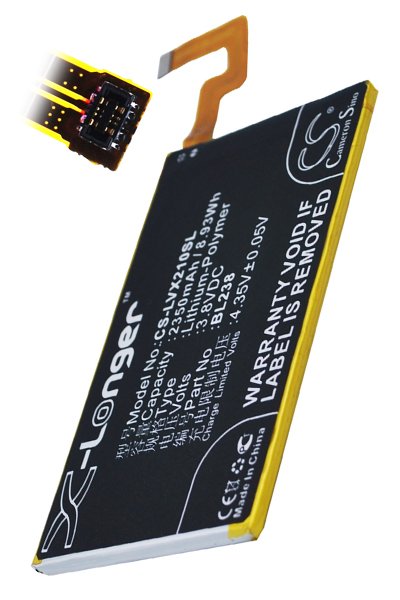 BTC-LVX210SL battery (2350 mAh 3.8 V)