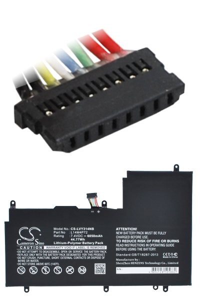 BTC-LVY314NB batteria (6050 mAh 7.4 V)