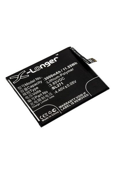 BTC-LVZ215SL battery (3000 mAh 3.85 V, Black)