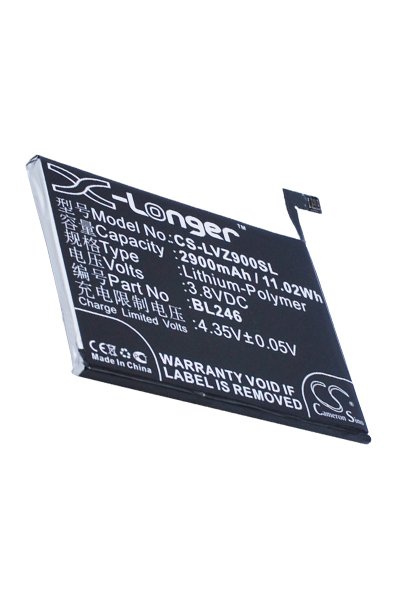 BTC-LVZ900SL battery (2900 mAh 3.8 V)
