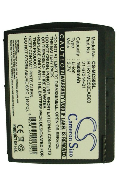 BTC-MC50SL battery (1600 mAh 3.7 V, Black)