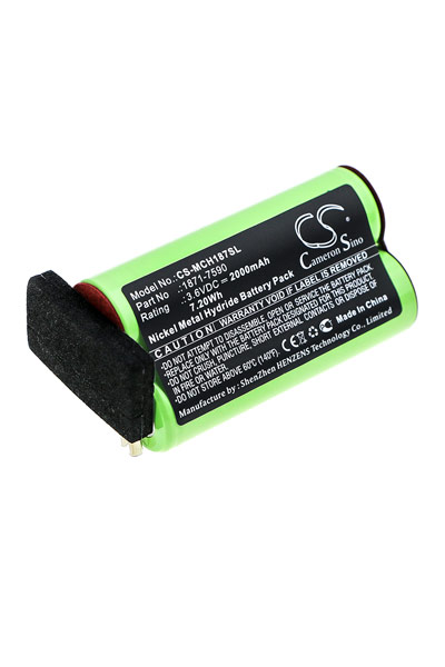 BTC-MCH187SL batería (2000 mAh 3.6 V, Verde)
