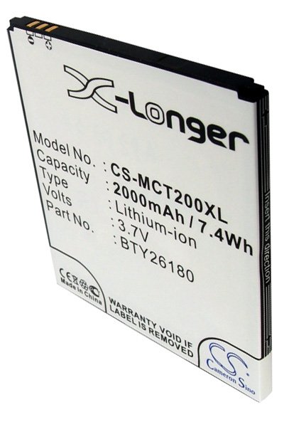 BTC-MCT200XL batterie (2000 mAh 3.7 V)
