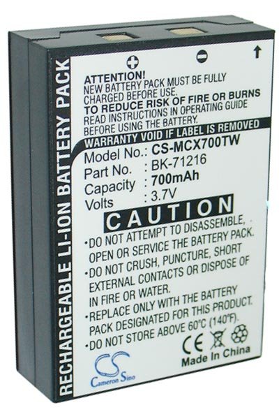 BTC-MCX700TW battery (700 mAh 3.7 V)