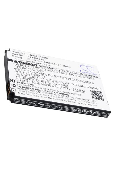 BTC-MFC110SL battery (1400 mAh 3.7 V)