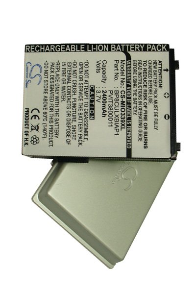 BTC-MIO339XL battery (2400 mAh 3.7 V, Silver)