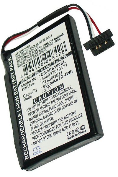 BTC-MIS100SL batteri (650 mAh 3.7 V)