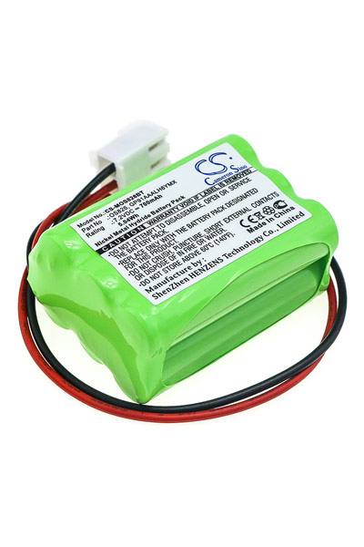 BTC-MOS826BT battery (100 mAh 7.2 V, Green)