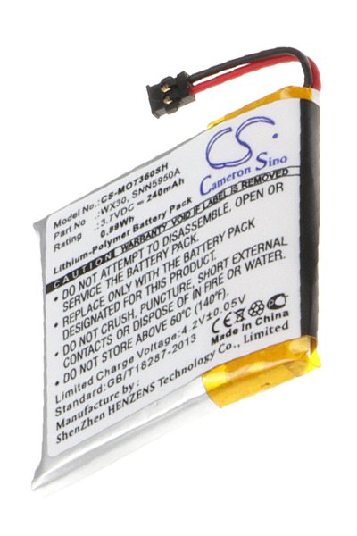 BTC-MOT360SH batteria (240 mAh 3.7 V)