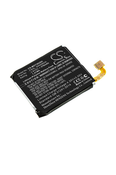 BTC-MOT362SH batteria (370 mAh 3.8 V, Nero)
