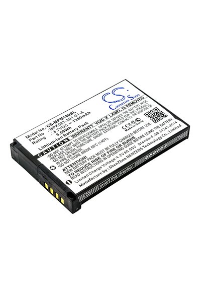 BTC-MPM100BL battery (1350 mAh 3.7 V, Black)