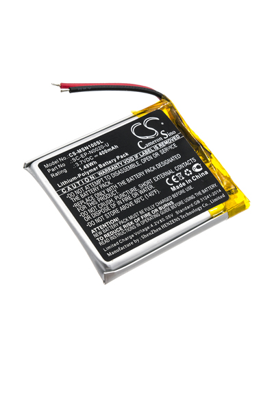 BTC-MSN100SL batteri (400 mAh 3.7 V, Sort)