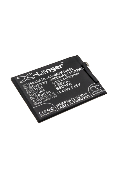 BTC-MUK100SL batería (3900 mAh 3.85 V, Negro)