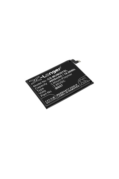 BTC-MUM207SL batterie (4950 mAh 3.85 V, Noir)