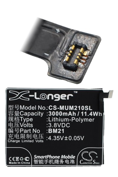 BTC-MUM210SL batterie (3000 mAh 3.8 V)