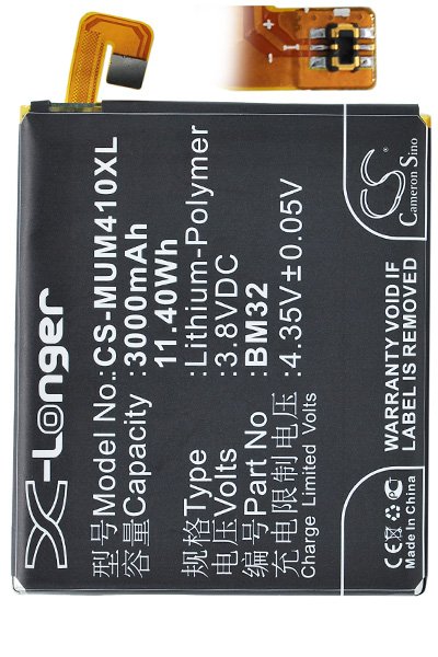 BTC-MUM410XL batterie (3000 mAh 3.8 V)