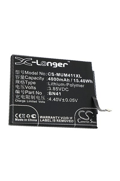 BTC-MUM411XL batterie (4000 mAh 3.85 V, Noir)