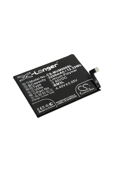 BTC-MUM900SL batterie (3200 mAh 3.85 V, Noir)