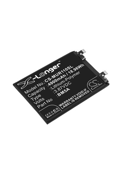 BTC-MUR110SL batterie (4900 mAh 3.85 V, Noir)