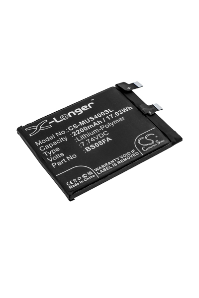 BTC-MUS400SL batterie (2200 mAh 3.85 V, Noir)