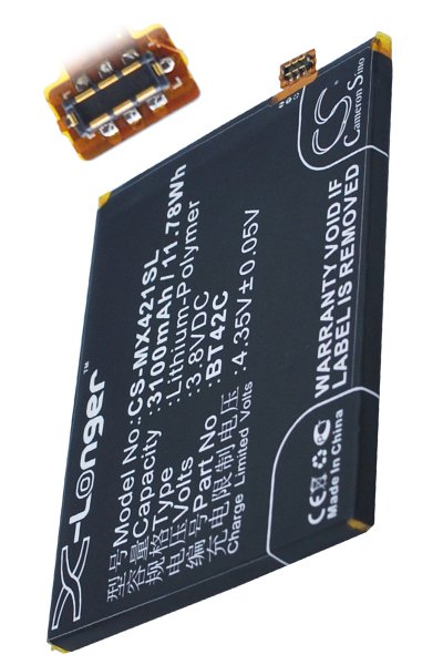 BTC-MX421SL batería (3100 mAh 3.8 V)