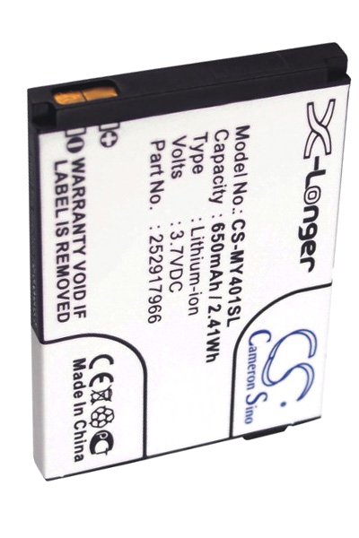 BTC-MY401SL batería (650 mAh 3.7 V)