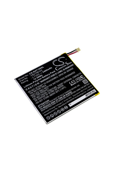 BTC-NAT198SL batterie (3400 mAh 3.7 V, Noir)