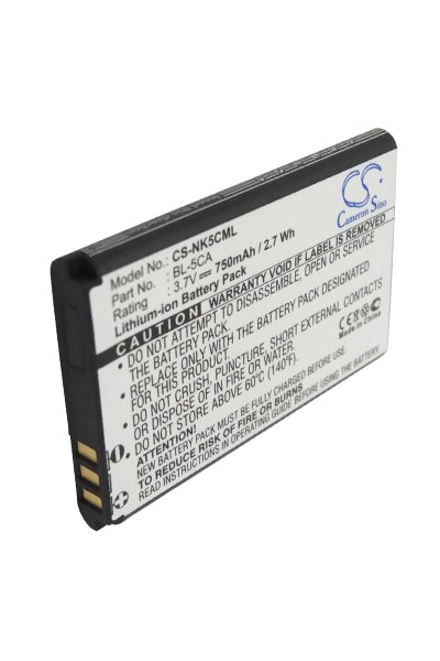 BTC-NK5CML bateria (750 mAh 3.7 V, Czarny)