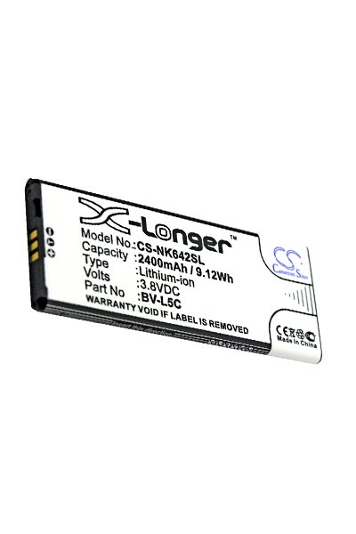 BTC-NK642SL baterija (2400 mAh 3.8 V, Črna)
