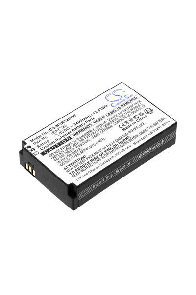 BTC-NSR320TW battery (3400 mAh 3.8 V, Black)