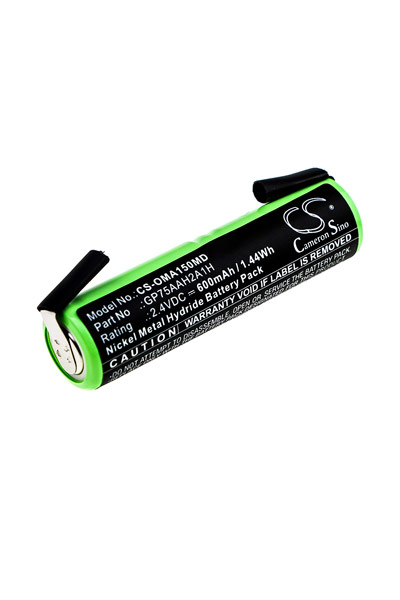 BTC-OMA150MD battery (600 mAh 2.4 V, Green)