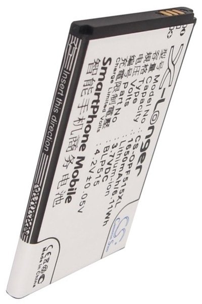 BTC-OPF515XL battery (1650 mAh 3.7 V)