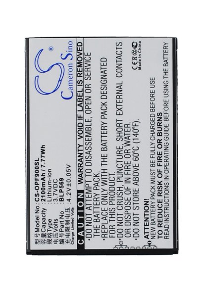 BTC-OPF900SL batería (2100 mAh 3.7 V)