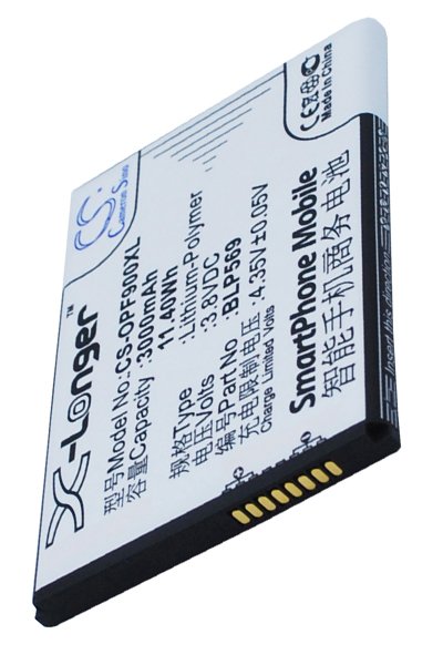 BTC-OPF900XL batteri (3000 mAh 3.8 V)